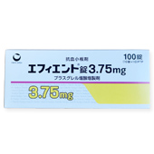 エフィエント3.75mg/100錠/第一三共